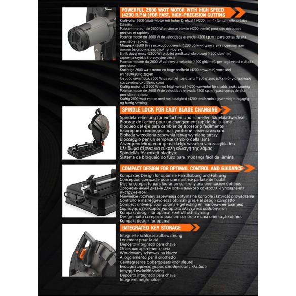 High-Quality GCO 260 Cut-Off Machine for Precision Cuts | KSEIBI