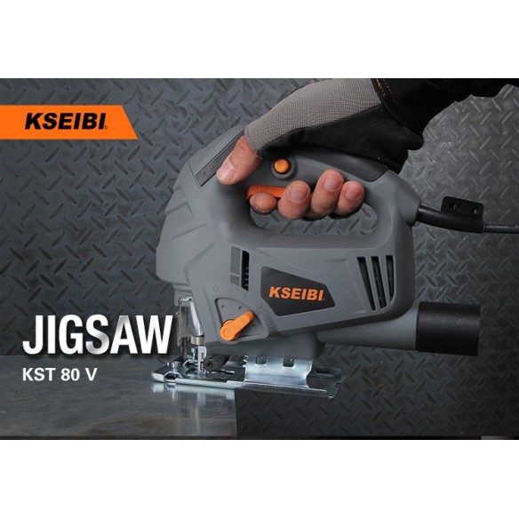 Powerful 80mm Jigsaw with 710W Motor for Precision Cuts | KSEIBI