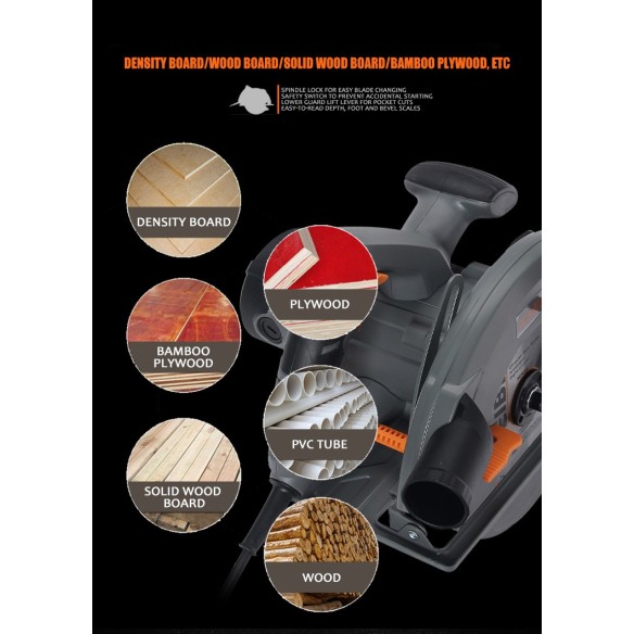 High-Powered Circular Saw for Precision Cuts | KSEIBI