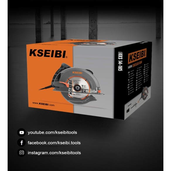 Купить циркулярную пилу KKS 14-185, 185 мм, 1400 Вт | KSEIBI