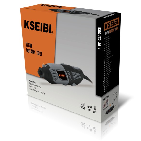 KRD 170-35 V多功能旋转工具，106件，170W | KSEIBI