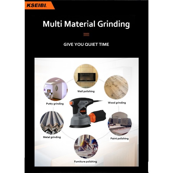 High-Performance KEX 30-125 V Random Orbit Sander | KSEIBI