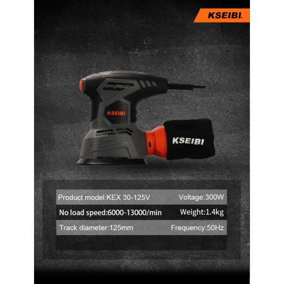High-Performance KEX 30-125 V Random Orbit Sander | KSEIBI