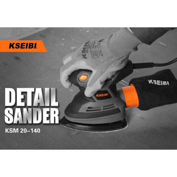 High-Powered Detail Sander for Precision Sanding | KSEIBI