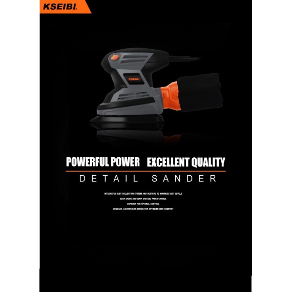 High-Powered Detail Sander for Precision Sanding | KSEIBI