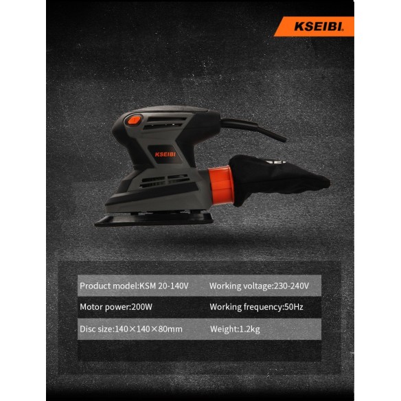 High-Powered Detail Sander for Precision Sanding | KSEIBI