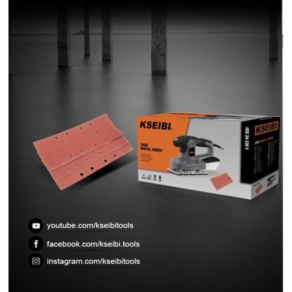 High-Quality KSS 24-230 V Finishing Sander for Smooth Surfaces | KSEIBI