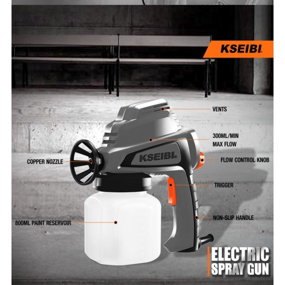 Professional Paint Spray Gun for Precision Painting | KSEIBI