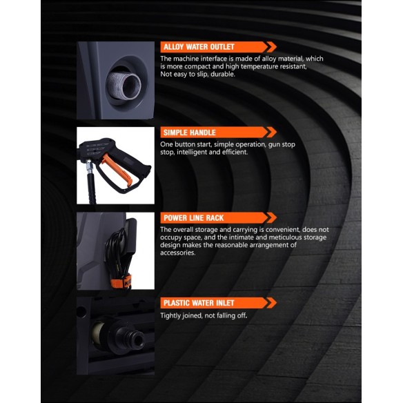 Powerful 105 Bar High Pressure Washer for Efficient Cleaning | KSEIBI