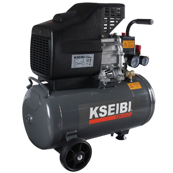 KDA 15-24 Air Compressor, 24L Tank, 2HP Portable | KSEIBI