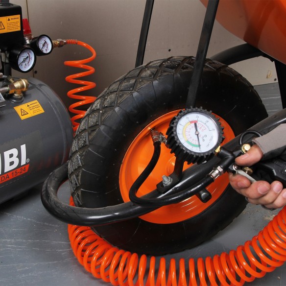 KDA 15-24 Air Compressor, 24L Tank, 2HP Portable | KSEIBI