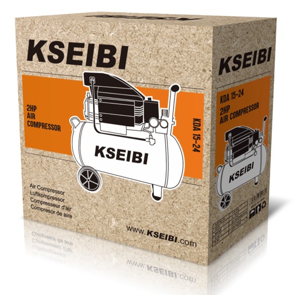 کمپرسور هوا KDA 15-24، ۲۴ لیتری، ۲ اسب بخار | KSEIBI