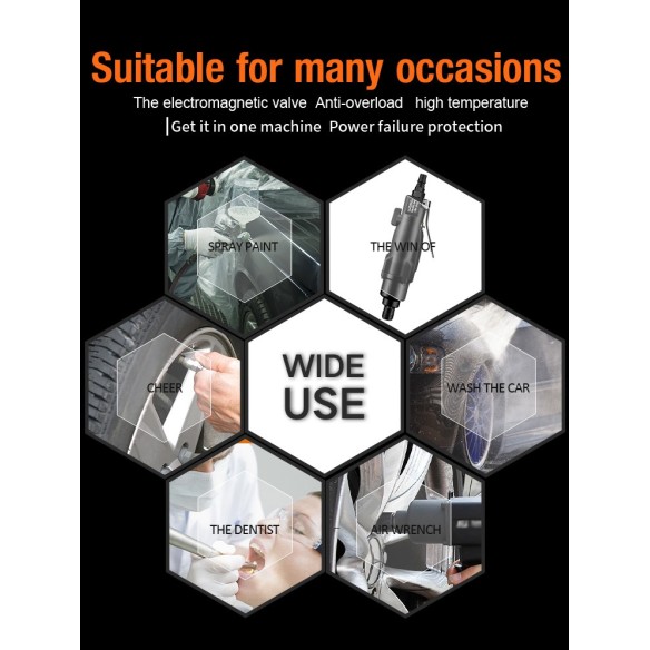 KDA 15-24 空气压缩机 24升 2马力 便携家用工业级 | KSEIBI