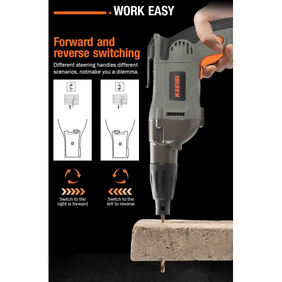High Performance 6mm Drywall Screwdriver - KSR 500-6 V | KSEIBI