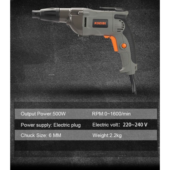 High Performance 6mm Drywall Screwdriver - KSR 500-6 V | KSEIBI