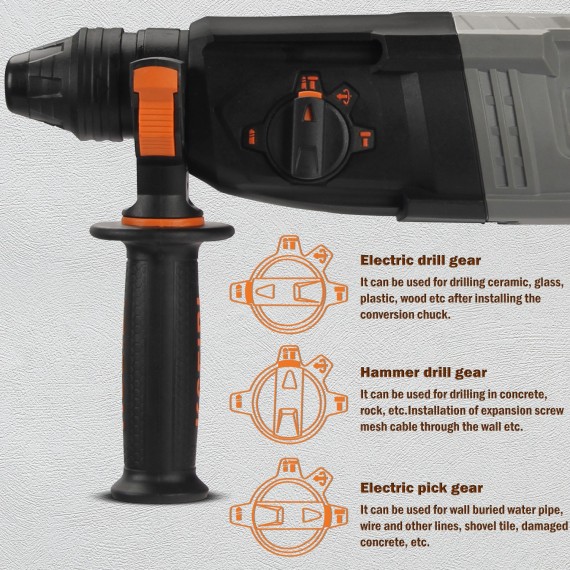 High-Performance 26mm Rotary Hammer Drill for Professionals | KSEIBI