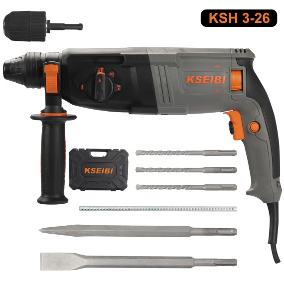 High-Performance 26mm Rotary Hammer Drill for Professionals | KSEIBI