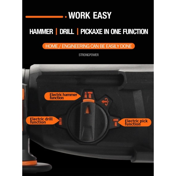 High-Performance 26mm Rotary Hammer Drill for Professionals | KSEIBI