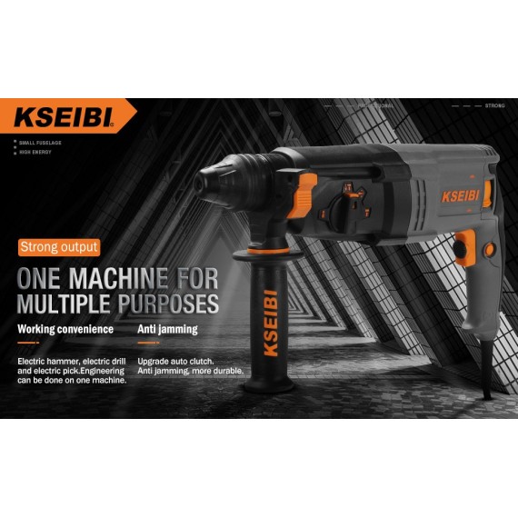 چکش گردان KSH 3-26 SDS-PLUS 26 میلی‌متر 800 وات | KSEIBI