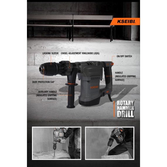 High-Performance Demolition Hammer for Tough Jobs | KSEIBI