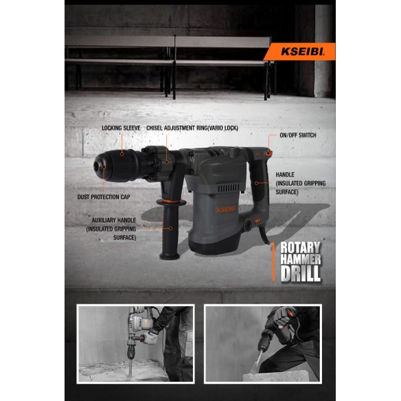 مطرقة هدم قوية وفعالة للعمل الشاق | KSEIBI