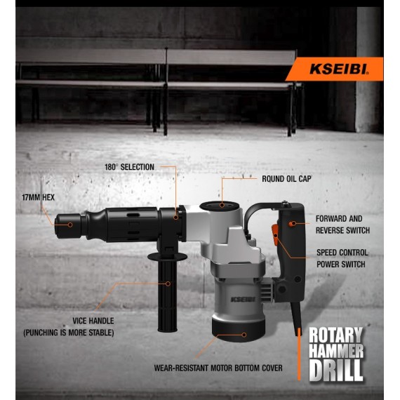 High-Performance Demolition Hammer for Tough Jobs | KSEIBI