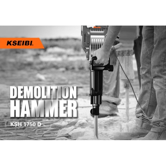 高性能爆破锤，适用于30MM六角，1750W | KSEIBI