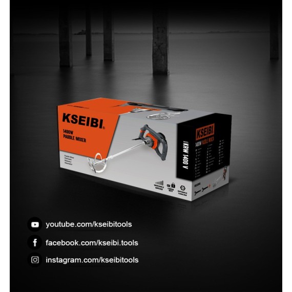 Мощный миксер для краски KRW 1400 V - идеальное решение для ремонта | KSEIBI