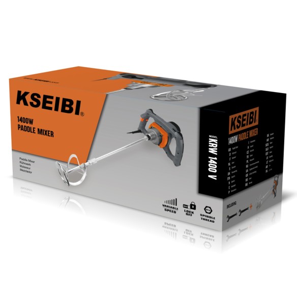 Мощный миксер для краски KRW 1400 V - идеальное решение для ремонта | KSEIBI