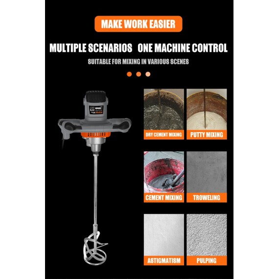 Professional KRW 1400 V Paint Mixer for Smooth Blending | KSEIBI