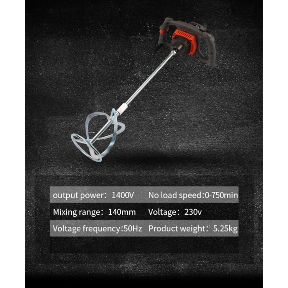 Professional KRW 1400 V Paint Mixer for Smooth Blending | KSEIBI