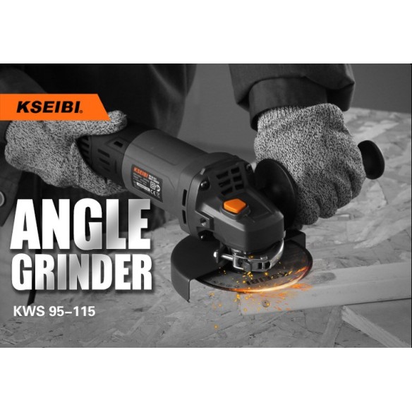 Powerful 115mm Angle Grinder for Precision Cutting and Grinding Tasks | KSEIBI