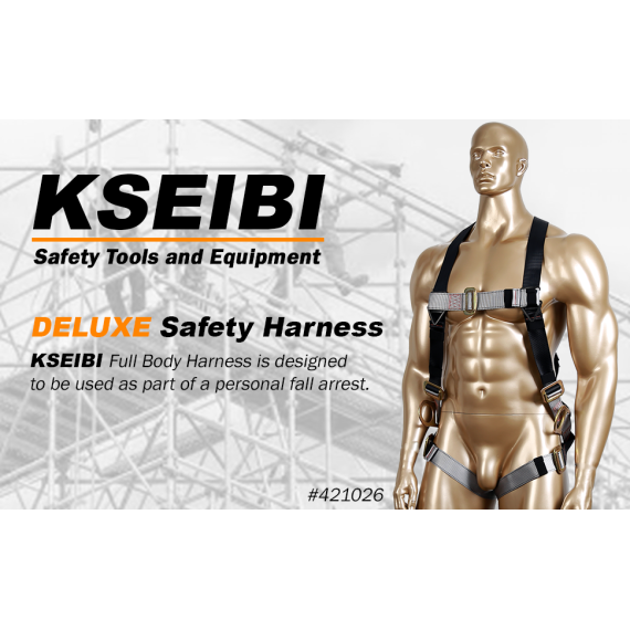 کمربند ایمنی لاکچری با ۳ حلقه D برای کوهنوردی و کارهای ارتفاعی | KSEIBI