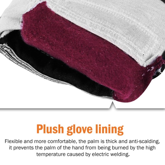 Premium Leather Welding Gloves for Superior Protection | KSEIBI