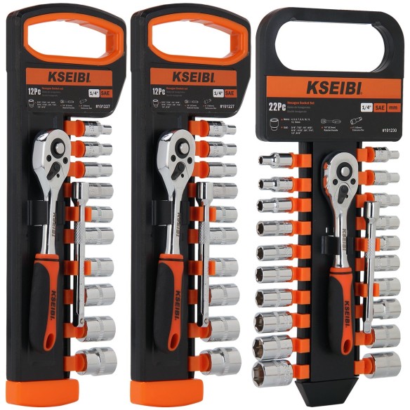 High-Quality Hexagon Socket And Ratchet Set for Precision Work | KSEIBI