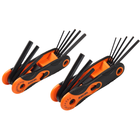 Compact and Versatile Folding Star Key Wrench Set for Easy Repairs | KSEIBI