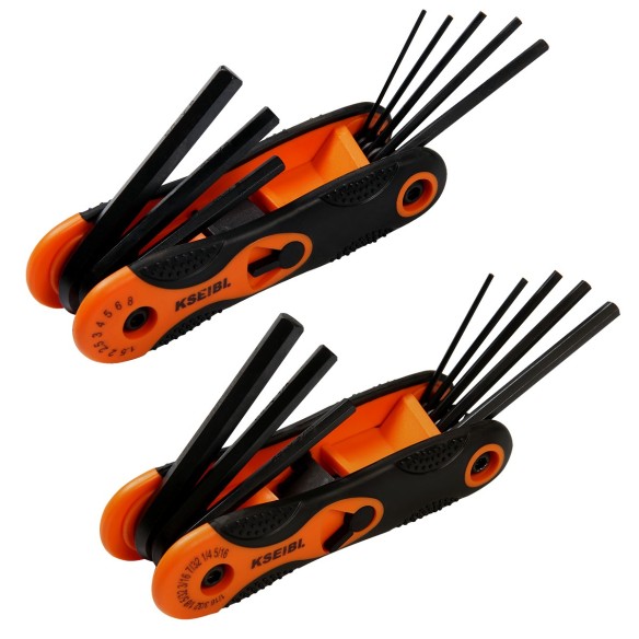Compact and Versatile Folding Star Key Wrench Set for Easy Repairs | KSEIBI
