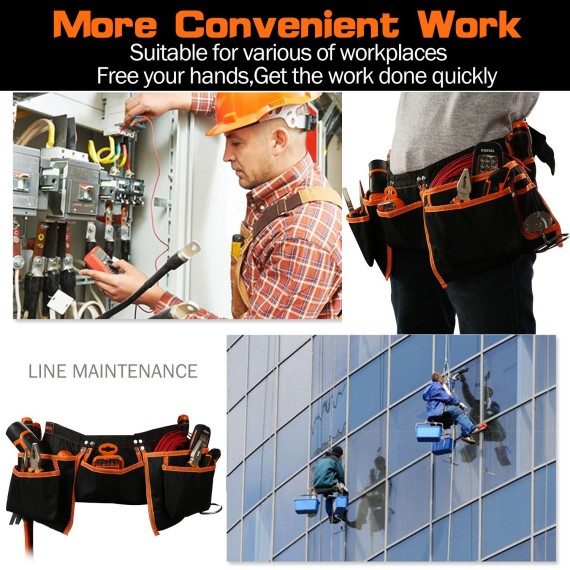 Купить комбинированный пояс для инструментов электрика онлайн | KSEIBI