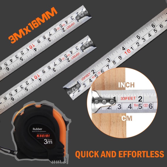 Premium 62PCS Machinist Tool Set with 3 Compartments | KSEIBI