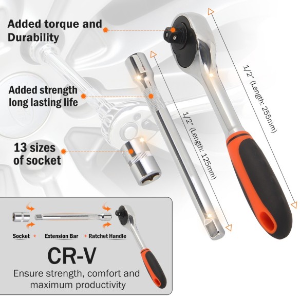 高品质5层工具箱套装 72PCS | KSEIBI