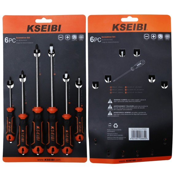 ست ۸ عددی پیچ‌گوشتی دو سو و چهارسو مدل 865 برند کسیبی | KSEIBI