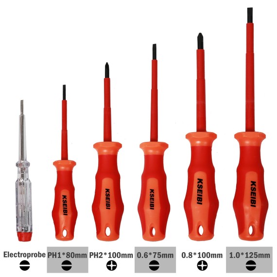 High-Quality VDE Insulated Screwdriver Set for Electricians | KSEIBI