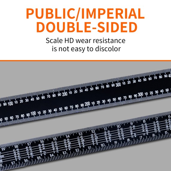 Professional Carpenter Framing Square - Precision Tool for Woodworking | KSEIBI