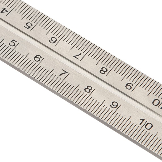 Durable Stainless Steel Combination Ruler for Precision Measurements | KSEIBI