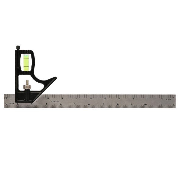 Durable Stainless Steel Combination Ruler for Precision Measurements | KSEIBI