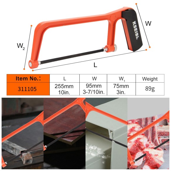 High-Quality Hand Hacksaw Blades for Precision Cutting | KSEIBI