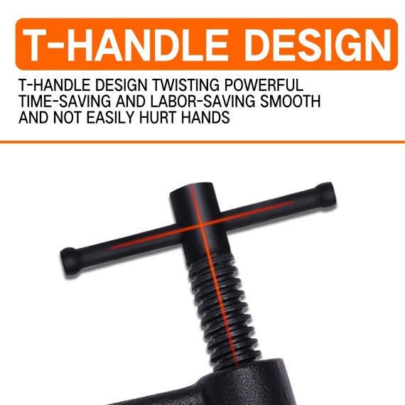 Heavy-Duty Industrial G-Clamp for Precision Work | KSEIBI