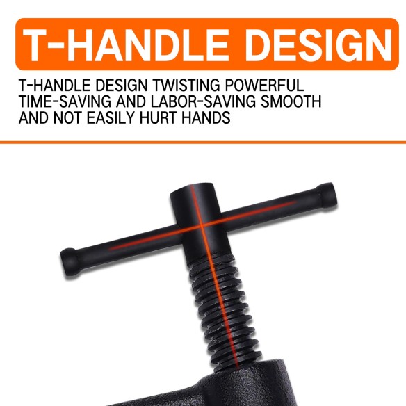 Heavy-Duty Industrial G-Clamp for Precision Work | KSEIBI