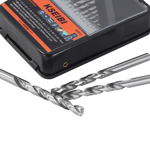 High-Quality Metal Drill Bits Set for Precision Drilling Projects | KSEIBI