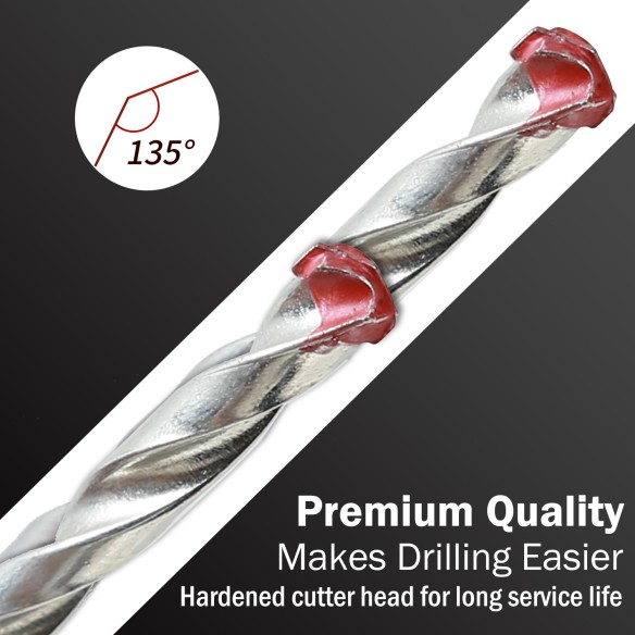 High-Quality Masonry Drill Bit Sets in Plastic Case for Precision Drilling | KSEIBI